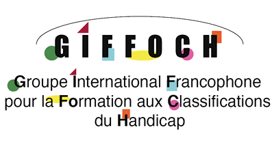 Logo du Groupe International Francophone pour la Formation aux Classifications du Handicap